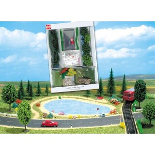 Busch 7191 Geländebau-Starter-Kit H0 Spur