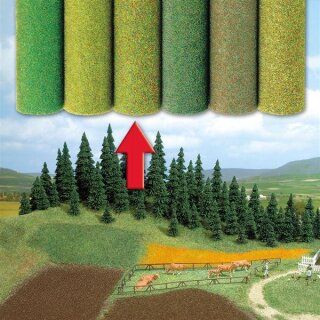 Busch 7222 Gelände-Teppich Blumenwiese, 100x80cm