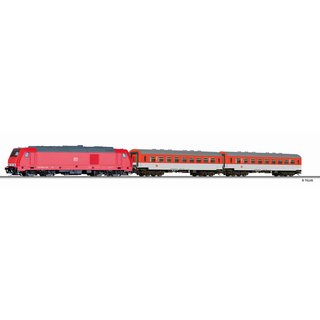 Tillig B 01437 Personenzug-Set mit BR 285, DBAG, Ep. VI,  Bettungsgleis Spur: TT