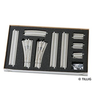 Tillig B 01833 Gleiserweiterungsset, TT- Bettungsgleis Spur TT