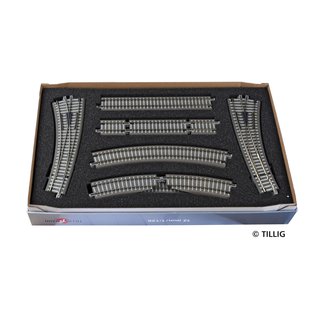 Tillig B 01834 GEW-Set Bettungsgleis, Parallelkreis Teil 1  Spur TT