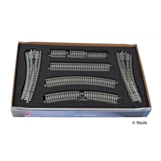Tillig B 01835 GEW-Set Bettungsgleis, Parallelkreis Teil 2  Spur TT