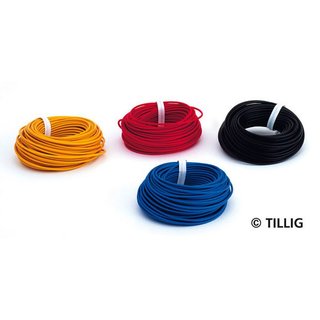 Tillig B 08972 Schaltlitze 4 x 10 m (farbig) Massstab: TT