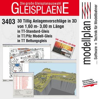 Tillig B 09548 TT-Gleispläne I (CD-ROM) Massstab: TT