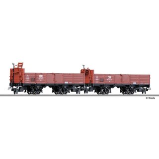 *Tillig B 15970 offenes Gueterwagenset H0m, DR, Ep. III