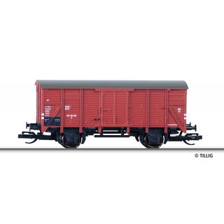 Tillig B 17132 Flachdachwagen, DR, Epoche III Massstab: TT