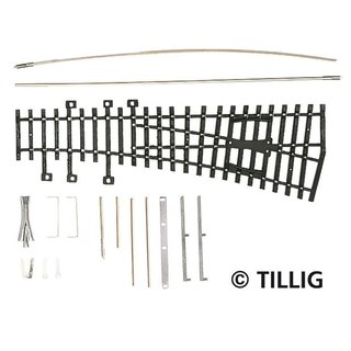 Tillig B 82410 Bausatz - Innenbogenweiche links (IBW) Massstab: H0