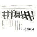 Tillig B 82431 Bausatz - Weiche rechts 15? Massstab: H0