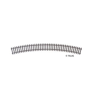 Tillig  83011 Schwellenband R 396 mm (R31) 30° (1 Stück) Spur: TT