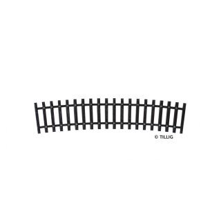 Tillig  83012 Schwellenband R 396 mm (R32) 15° (1 Stück) Spur: TT