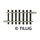 Tillig B 83104 Gerades Gleis G5 - 36,5 mm Massstab: TT