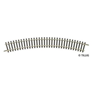 Tillig  83106 gebogenes Gleis R353 mm/30° (R21) Spur TT