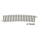 Tillig  83112Gebogenes Gleis R 396 mm/15° (R32) Spur: TT