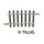 Tillig B 83115 Gebogenes Gleis R 267 (R04) 7,5? Massstab: TT