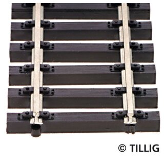 Tillig  83125 Holzschwellenflexgleis 664 mm (1 Stück) Spur: TT