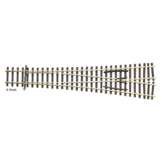 Tillig  83426 Bausatz - Flexsteg-Bogenweiche 15° (EW2) Spur TT