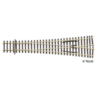 Tillig B 83427 Bausatz - Flexsteg-Bogenweiche 12 (EW3) Massstab: TT