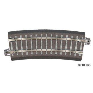 Tillig  83710 Bettungsgleis - R12 - R 310 mm / 15° Spur TT