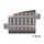 Tillig B 83722 Weichenabzweig, links (G5) Massstab: TT