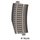 Tillig B 83723 Bettungsgleis R22k - R353mm/15?, rechts Massstab: TT