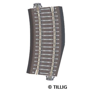 Tillig B 83724 Bettungsgleis R22k - R353mm/15?, links Massstab: TT
