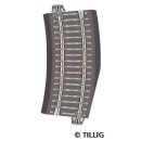 Tillig 83724 Bettungsgleis Pass-Stück links R353 mm...
