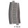 Tillig  83725 Bettungsgleis Pass-Stück rechts R310 - 353 mm / 15° R12/22  Spur TT