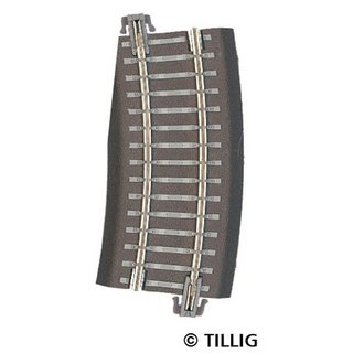 Tillig B 83726 Bettungsgleis R12-22k - R310-353mm, 15 Massstab: TT