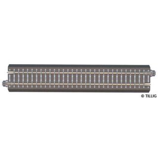 Tillig  83740 Anschlussgleis mit Entstörkondensator, 166mm für Analog Betrieb Spur TT