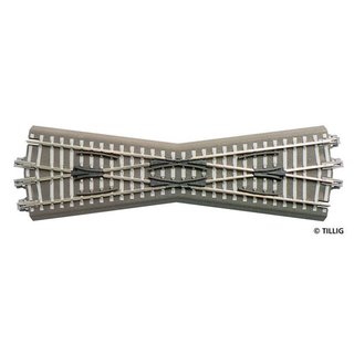 Tillig B 83760 Bettungsgleis - Kreuzung 15? - 166 mm Massstab: TT