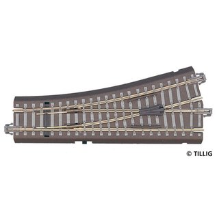 Tillig B 83817 Bettungsgleis - Handweiche 15?, links Massstab: TT