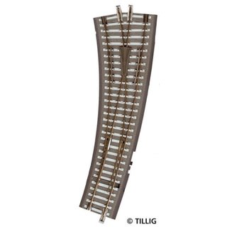 Tillig B 83862 Bettungsgleis - Innenbogenweiche, links Massstab: TT