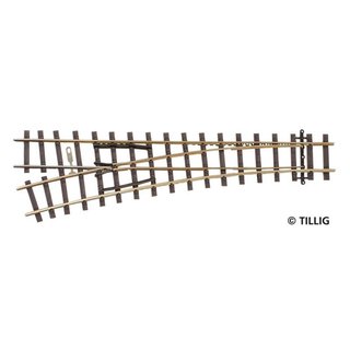 Tillig B 85632 Weiche EW 15?, links (H0m) Massstab: H0m