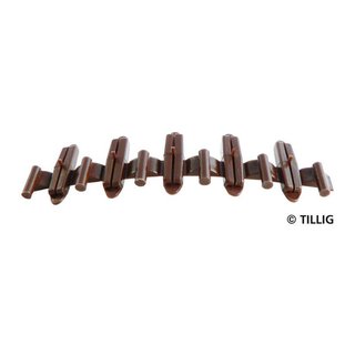 Tillig B 86101 Isolierschienenverbinder grau (Beutel 20 Stück) (H0/TT) Maßstab: TT