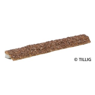 Tillig B 86411 Boeschungsstreifen - 700 mm, dunkel Massstab: TT
