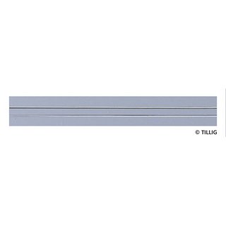 Tillig B 87002 Tramgleis 316,8mm (1-sp) Asphalt Massstab: H0