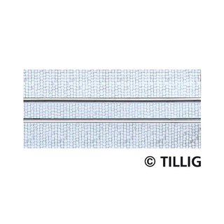 Tillig B 87011 Tramgleis 105,6mm (1-sp) Pflaster Massstab: H0