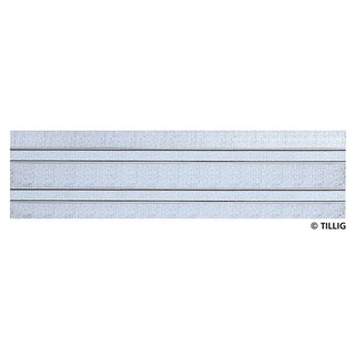 Tillig B 87016 Tramgleis 316,8mm (2-sp) Pflaster Massstab: H0