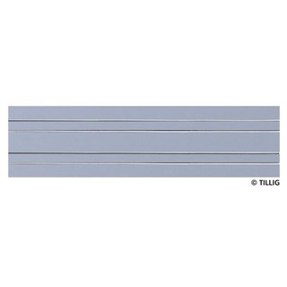 Tillig B 87017 Tramgleis 316,8mm (2-sp) Asphalt Massstab: H0