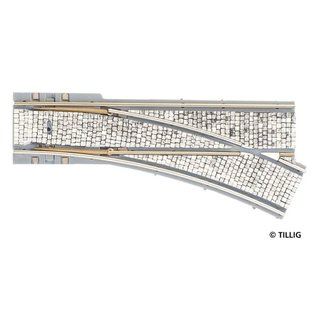 Tillig B 87088 EW R250 rechts Pflast.
