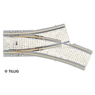 Tillig B 87148 Y-Weiche rechts Pflast.