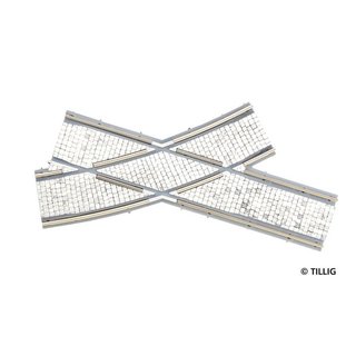 Tillig B 87168 Bogenkreuzung rechts Pfla