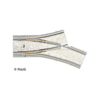 Tillig B 87648 Y-Weiche rechts Pflast.