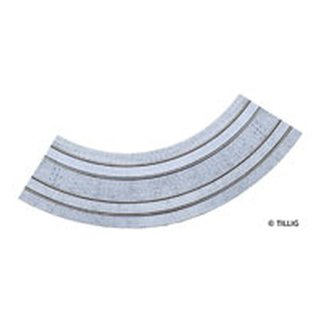 Tillig B 87766 Tramgl. R250 90?(2-sp) Pflaster Massstab: H0