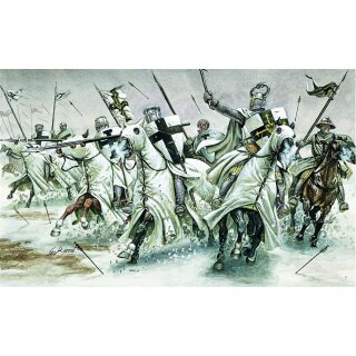 ITALERI 510006019 1:72 Kreuzritter 12.-13. Jahrhundert