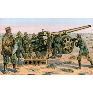 ITALERI 510006165 1:72 Italienische Kanone 149/40, Kolonne