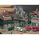 VOLLMER 3728 Brennendes Haus Massstab: H0