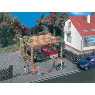 VOLLMER 5128 H0-CARPORT 2-STÄNDIG Massstab: H0