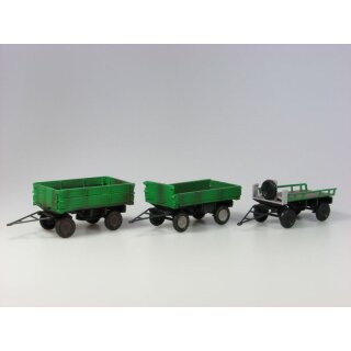 SDV 10409 Bausatz 3 Stück landwirtschaftliche Anhänger Maßstab: 1:87