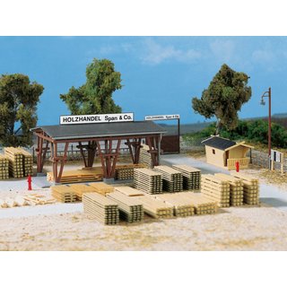 Auhagen 11353 Holzhandel Span & Co.  Spur H0